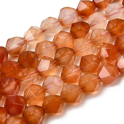 Natural Red Agate Beads Strands G-Z119-A02-02-1