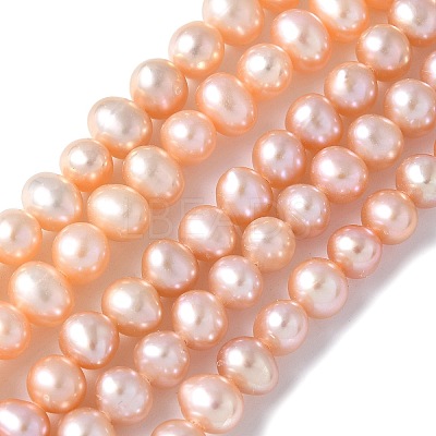 Natural Cultured Pearl Beads Strands PEAR-I007-07R-03C-1