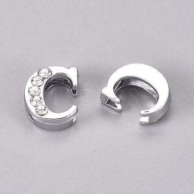 Alloy Slide Charms PALLOY-WH0066-21C-1