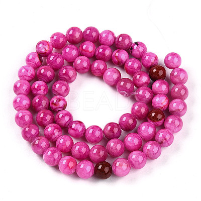 Natural Persian Jade Beads Strands G-A255-A02-01C-1