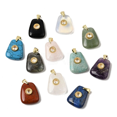 Natural & Synthetic Mixed Stone Pendants G-C282-03-1