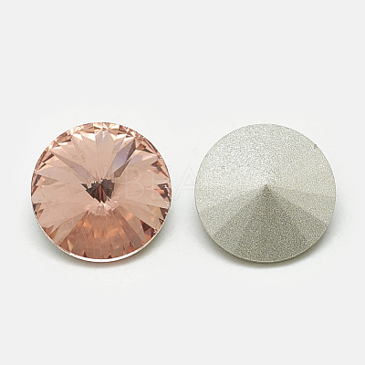 Pointed Back Glass Rhinestone Cabochons RGLA-T086-6mm-08-1