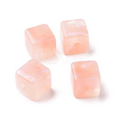 Opaque Acrylic Beads OACR-E014-18E-1