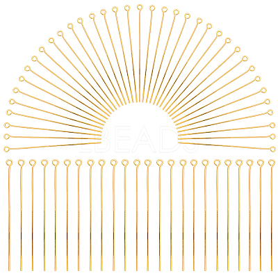600Pcs Brass Eye Pin KK-SP0001-69D-G-1