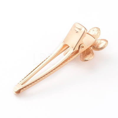 Zinc Alloy Alligator Hair Clip Findings PALLOY-E564-33MKCG-1