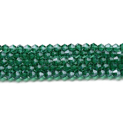 Transparent Electroplate Glass Beads Strands EGLA-A039-T6mm-A10-1