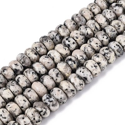 Natural Sesame Jasper Beads Strands G-Q613-01D-01-1