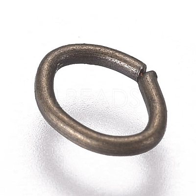 Iron Open Jump Rings IFIN-WH0051-74B-AB-1
