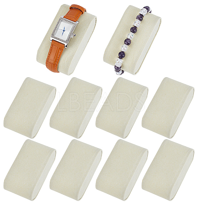 Plastic Covered with Velveteen Bracelet Pillows ODIS-WH0099-88-1