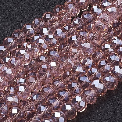 Glass Beads Strands LS-GR10MMY-39L-1