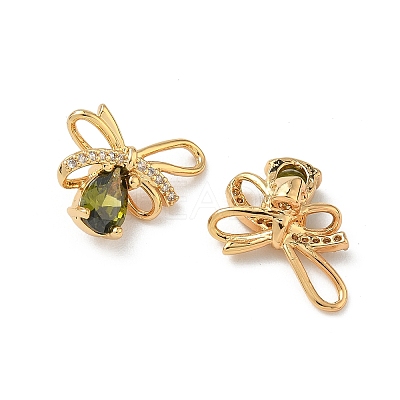 Brass Micro Pave Cubic Zirconia Pendants LS-KK-Z136-58G-01-1