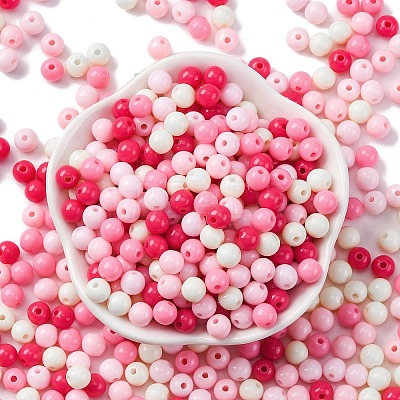 Opaque Acrylic Beads SACR-Q004-01A-1
