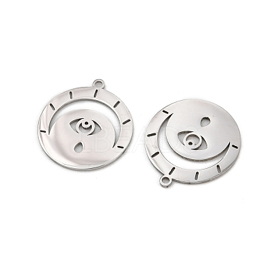 201 Stainless Steel Pendants STAS-U052-02B-P-1