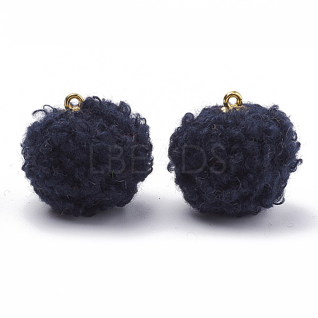 Handmade Cloth Fabric Covered Pendants LS-WOVE-N006-16B-1