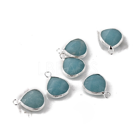 Natural Flower Amazonite Pendants PW-WG413D9-16-1