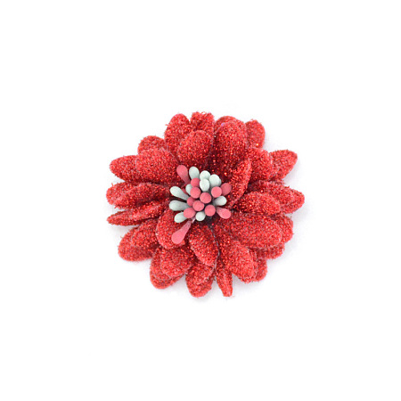 Non-Woven Fabric Flowers DIY-WH0199-70H-1