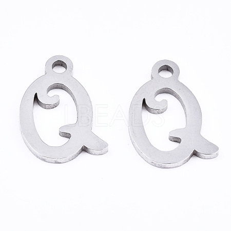 Non-Tarnish 201 Stainless Steel Charms STAS-T044-217P-Q-1
