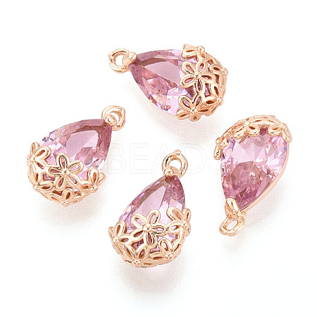 Transparent Glass Pendants LS-GLAA-YW0001-108D-1