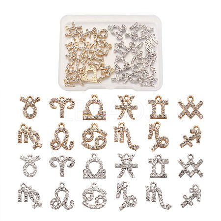 2 Sets 2 Colors Zinc Alloy Pendants ALRI-FW0001-02-1