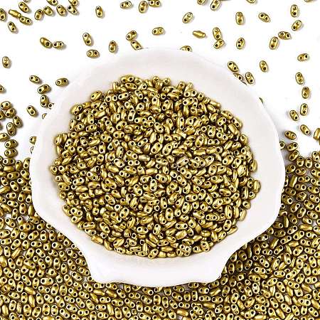 Baking Paint Glass Seed Beads SEED-T006-03W-1