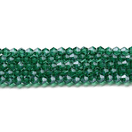 Transparent Electroplate Glass Beads Strands EGLA-A039-T6mm-A10-1