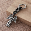 Vintage 304 Stainless Steel Angel Maria Keychains LS-MY5098-3