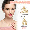 10Pcs Rack Plating Brass Pendants KK-BBC0005-62-2