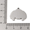 Non-Tarnish 304 Stainless Steel Pendants STAS-C095-09P-3