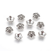 Tibetan Style Bead Caps TIBEB-A24621-AS-LF-1