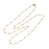 304 Stainless Steel Ball Link Chain/Satellite Chain Necklaces SA-CBA4160-20G-4