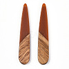 Resin & Walnut Wood Pendants X-RESI-S358-40Q-2