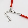 Silk Cord Necklaces Making NFS005-23-3