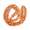 Electroplate Glass Beads Strands EGLA-N012-07L-2