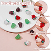 16Pcs 4 Styles Handmade Lampwork Beads LAMP-HS0001-21-4