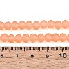 Baking Paint Frosted Glass Beads Strands FGLA-N003-6mm-06-4