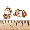304 Stainless Steel Enamel Pendants STAS-L300-012G-30-3