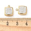 Polymer Clay Rhinestone Charms STAS-Q345-30G-3
