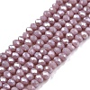 Electroplate Glass Beads Strands EGLA-A044-P1mm-A13-1