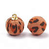 Handmade Cloth Fabric Covered Pendants LS-WOVE-N006-21B-2