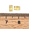 2-Hole Transparent Glass Seed Beads SEED-S023-30B-24-3