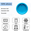 Flat Round Shape Keychain Molds Silicone Molds SIMO-PW0001-340-3