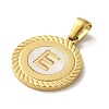 Ion Plating(IP) 304 Stainless Steel Pendants STAS-I204-E-G-2
