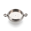 Tarnish Resistant 304 Stainless Steel Links Connectors Settings LS-X-STAS-K202-02D-P-1