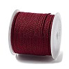 20M Polyester Braided Cord for Jewelry Making OCOR-G015-04A-26-3