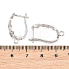 Brass Hoop Earring Findings KK-CBA5558-03P-3