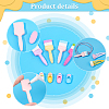 18Pcs 9 Style Opaque Resin Cabochons RESI-PH0001-65-6