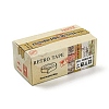 4 Rolls Retro Word Decorative Paper Tapes STIC-C008-01B-5