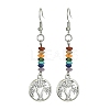 Alloy Tree of Life Dangle Earrings EJEW-JE05462-04-1