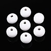 Spray Painted Round Natural Schima Wood Beads WOOD-A018-12mm-30-1