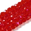 Electroplate Transparent Glass Beads Strands EGLA-A035-T6mm-L01-1